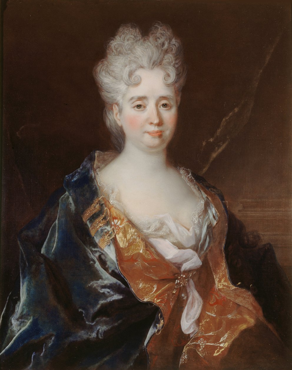 Portrait of Anne-Thérèse de Marguenat de Courcelles, Marquise de Lambert, c. 1710 by Nicolas Largillière de