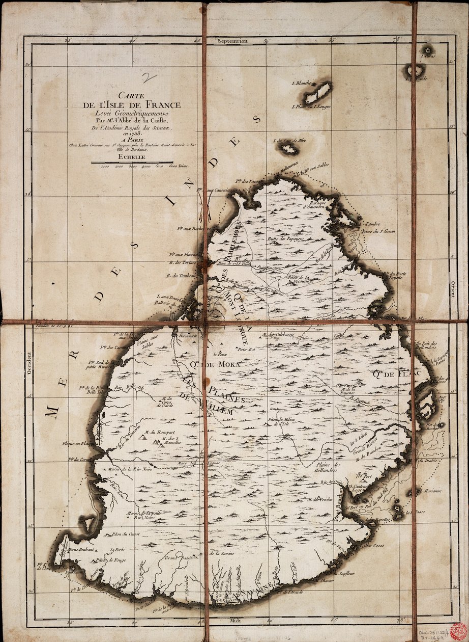 Map of the Isle of France surveyed geometrically by Mr. l