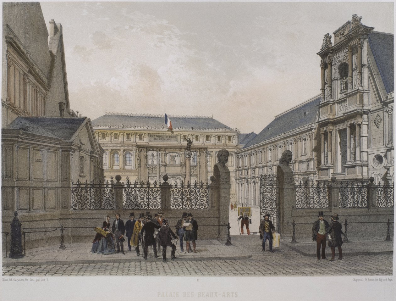 Palais des Beaux-Arts, Paris, Illustration from 