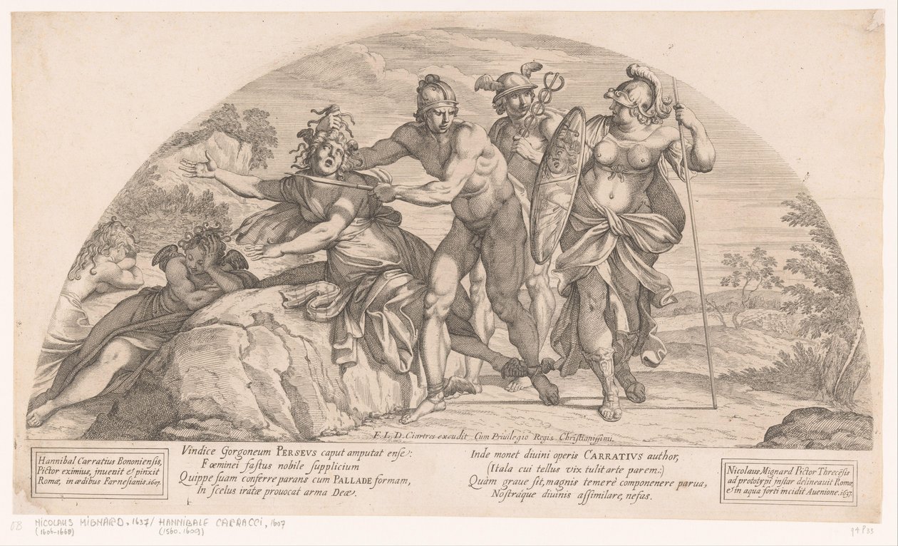 Perseus Beheads Medusa (Stories from the Odyssey) by Nicolas Mignard