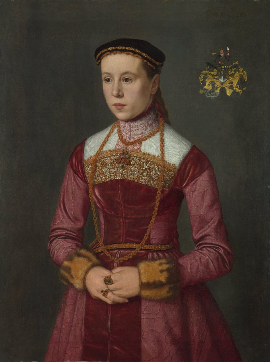 Portrait of a Young Lady, ca 1561 by Nicolas Neufchatel