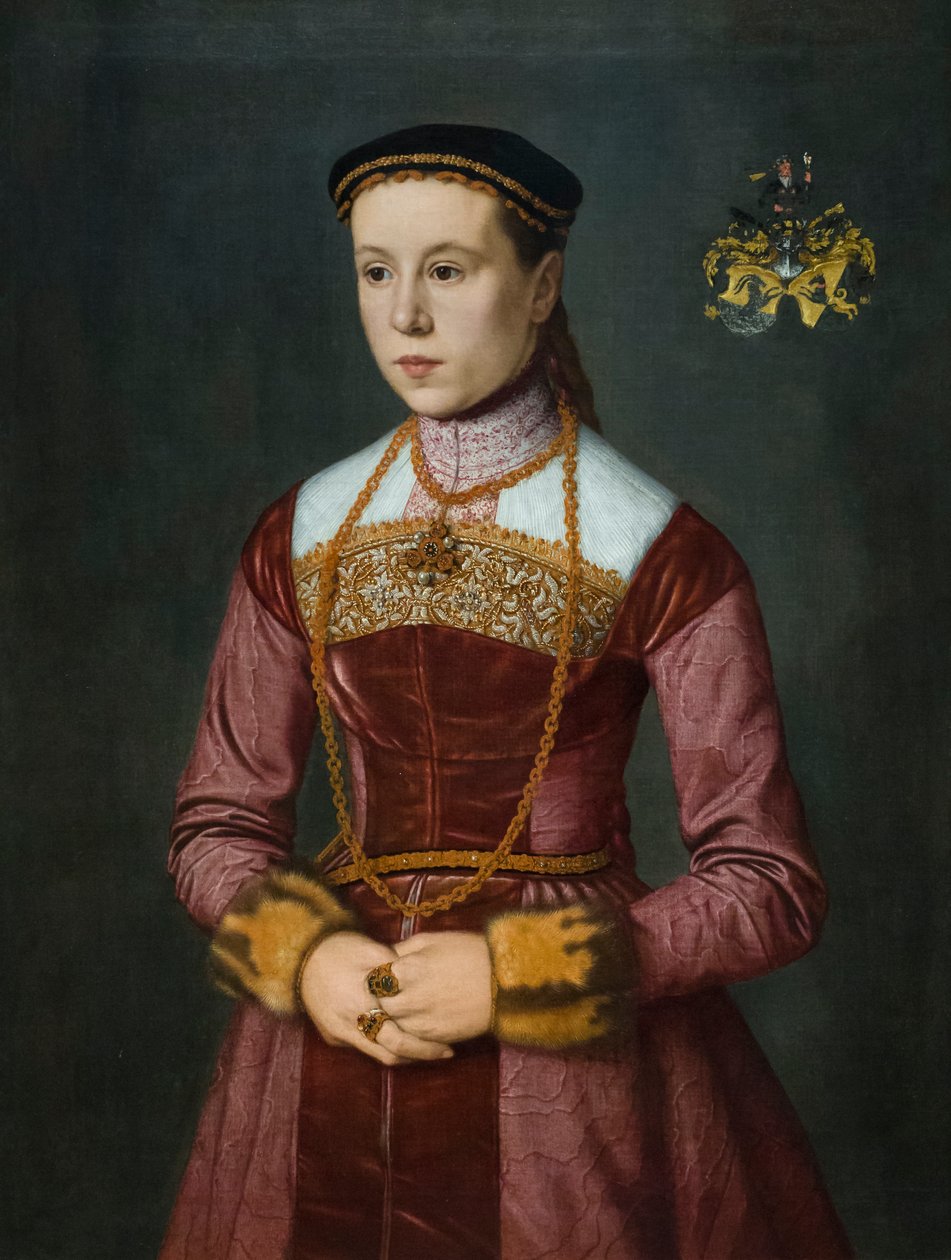 Susanna Stefan, wife of Wolfgang Furter by Nicolas Neufchatel