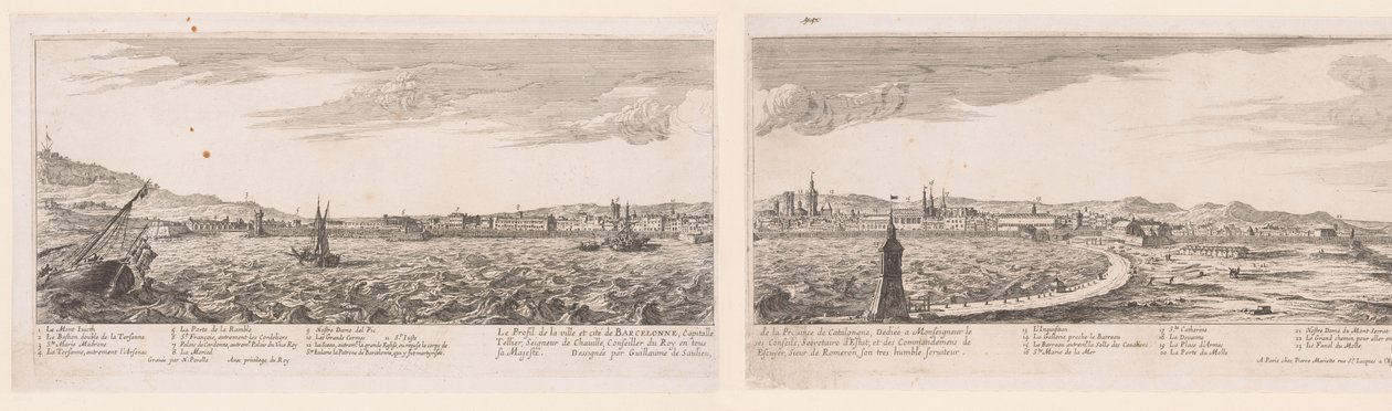 View of Barcelona by Nicolas Perelle