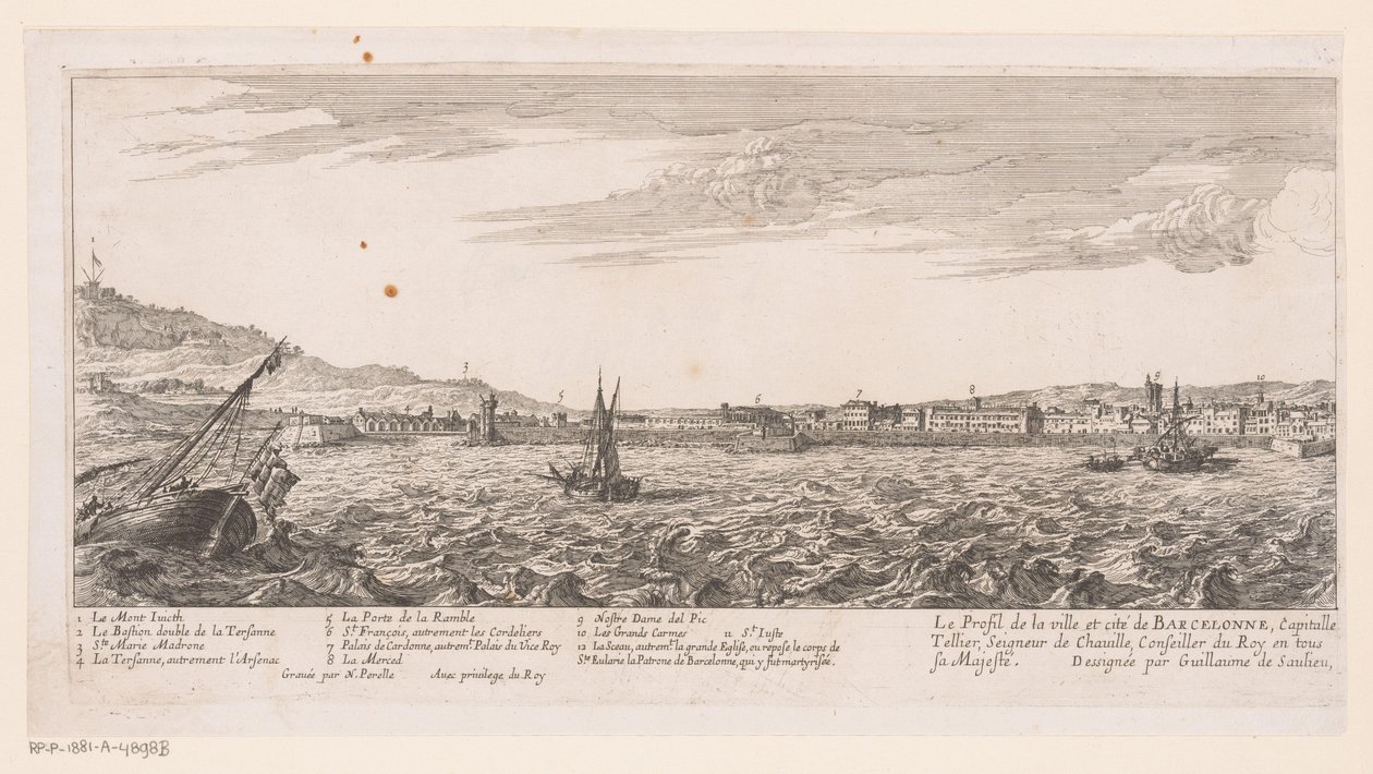View of Barcelona by Nicolas Perelle