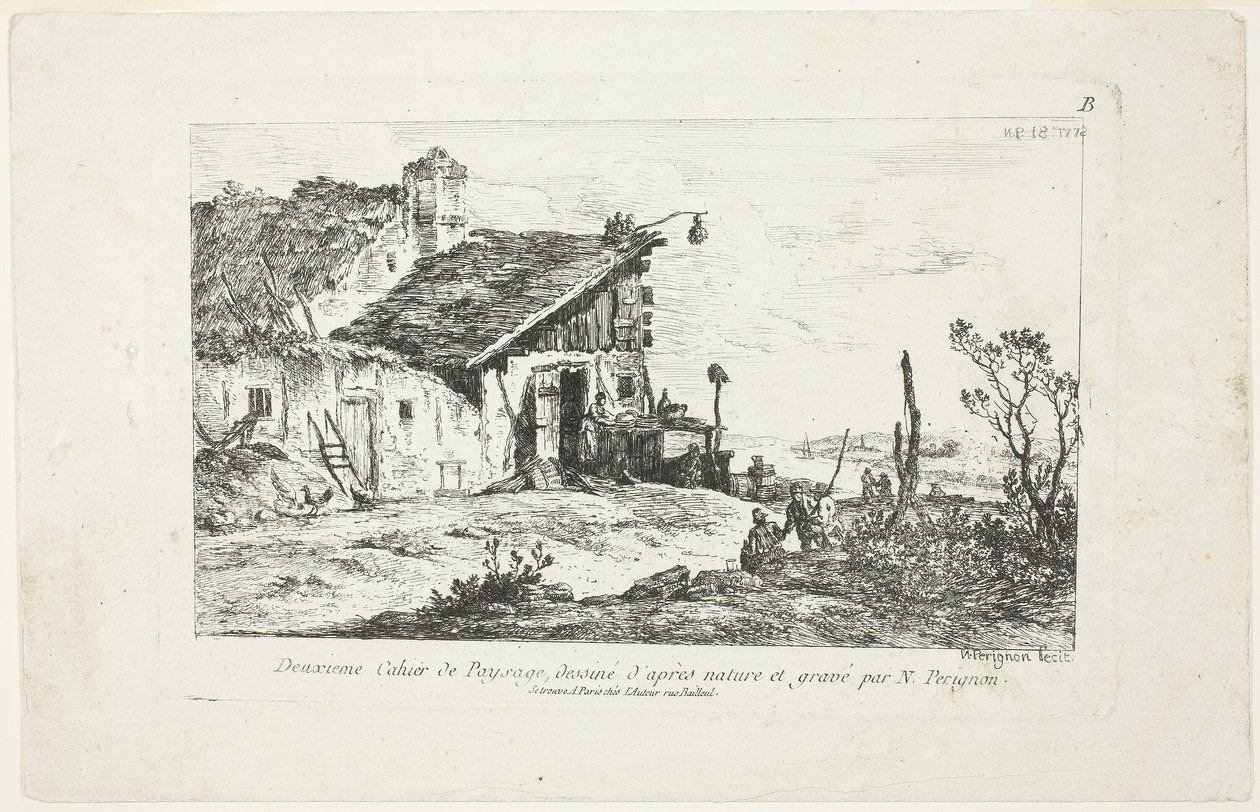 Landscape, from Deuxieme Cahier de Paysage by Nicolas Perignon