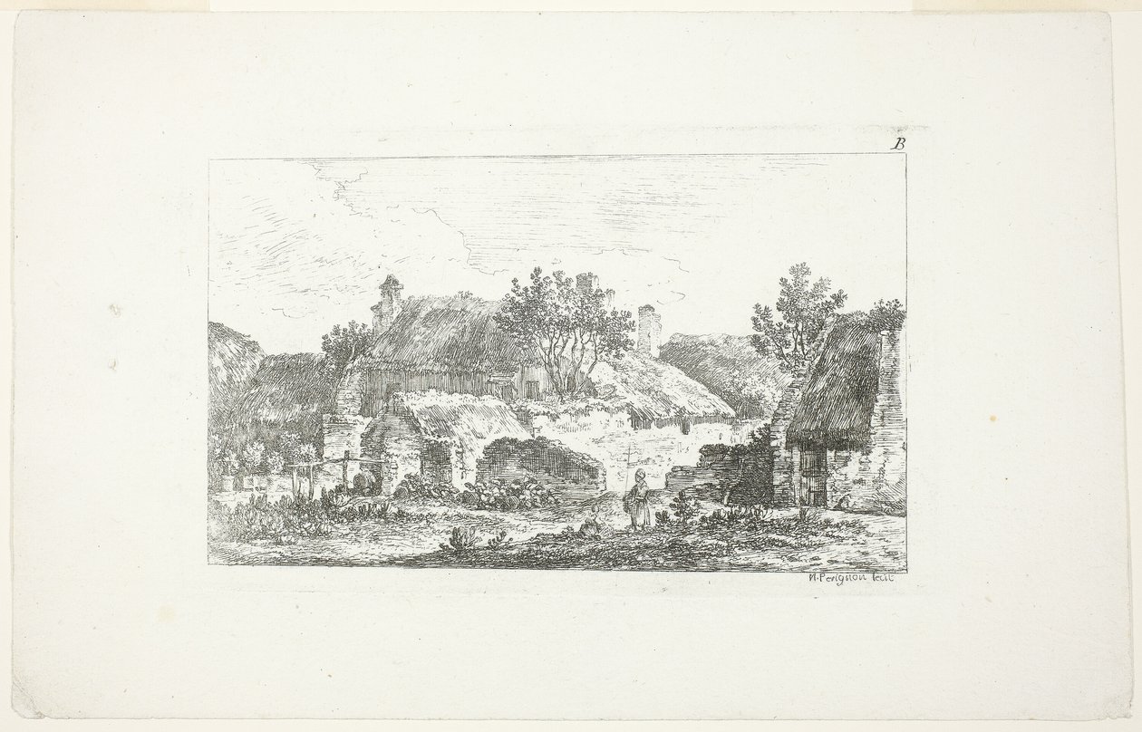 Landscape, from Second Notebook of Landscapes by Nicolas Perignon