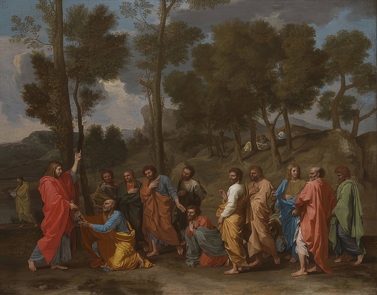 The Sacrament of Ordination (Christ Handing the Keys to St. Peter) by Nicolas Poussin
