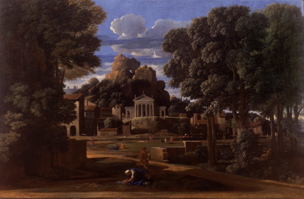 Landscape with the Ashes of Phocion by Nicolas Poussin