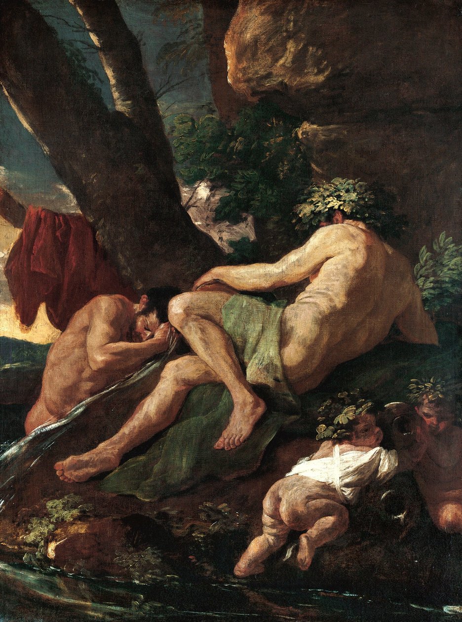 Midas Washing at the Source of the Pactolus by Nicolas Poussin