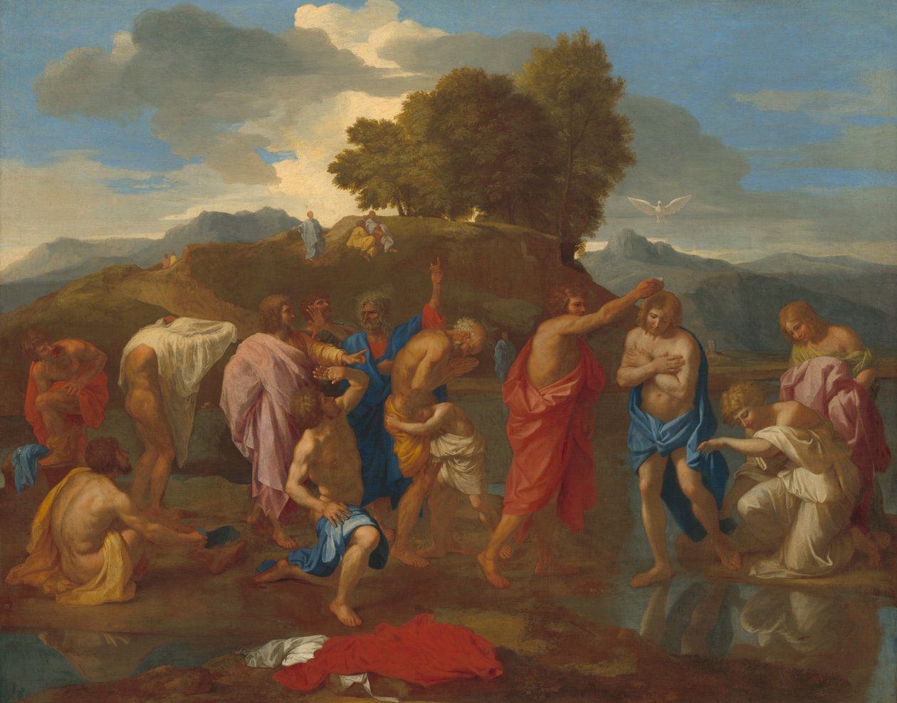 The Baptism of Christ, 1641-1642 by Nicolas Poussin