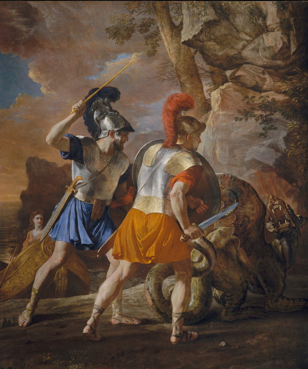 The Companions of Rinaldo by Nicolas Poussin