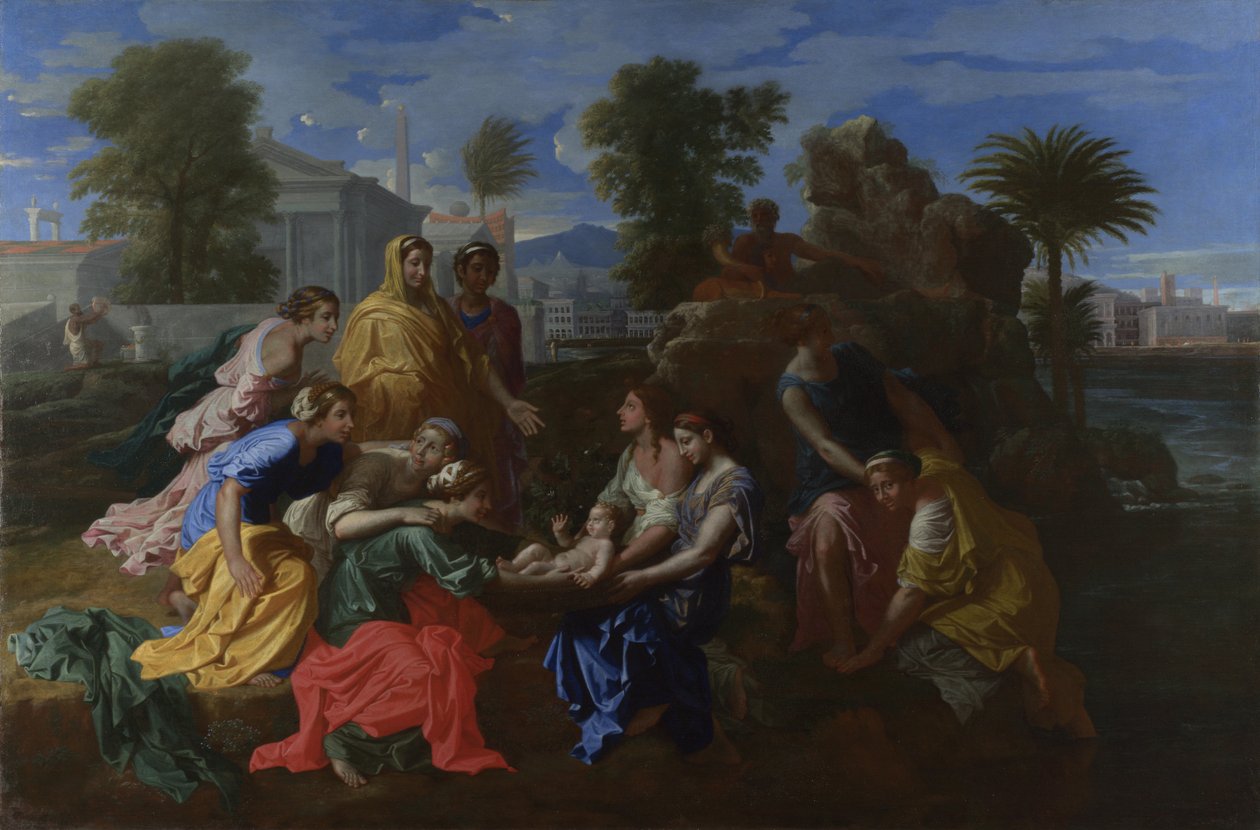The Finding of Moses, 1651 by Nicolas Poussin