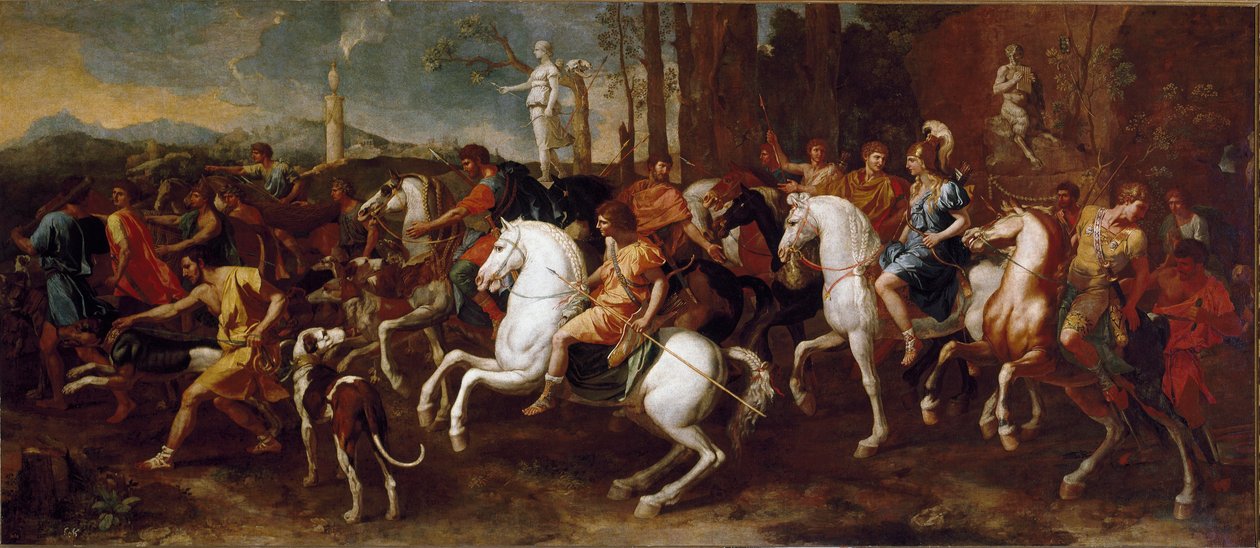 The Hunt of Meleagre by Nicolas Poussin