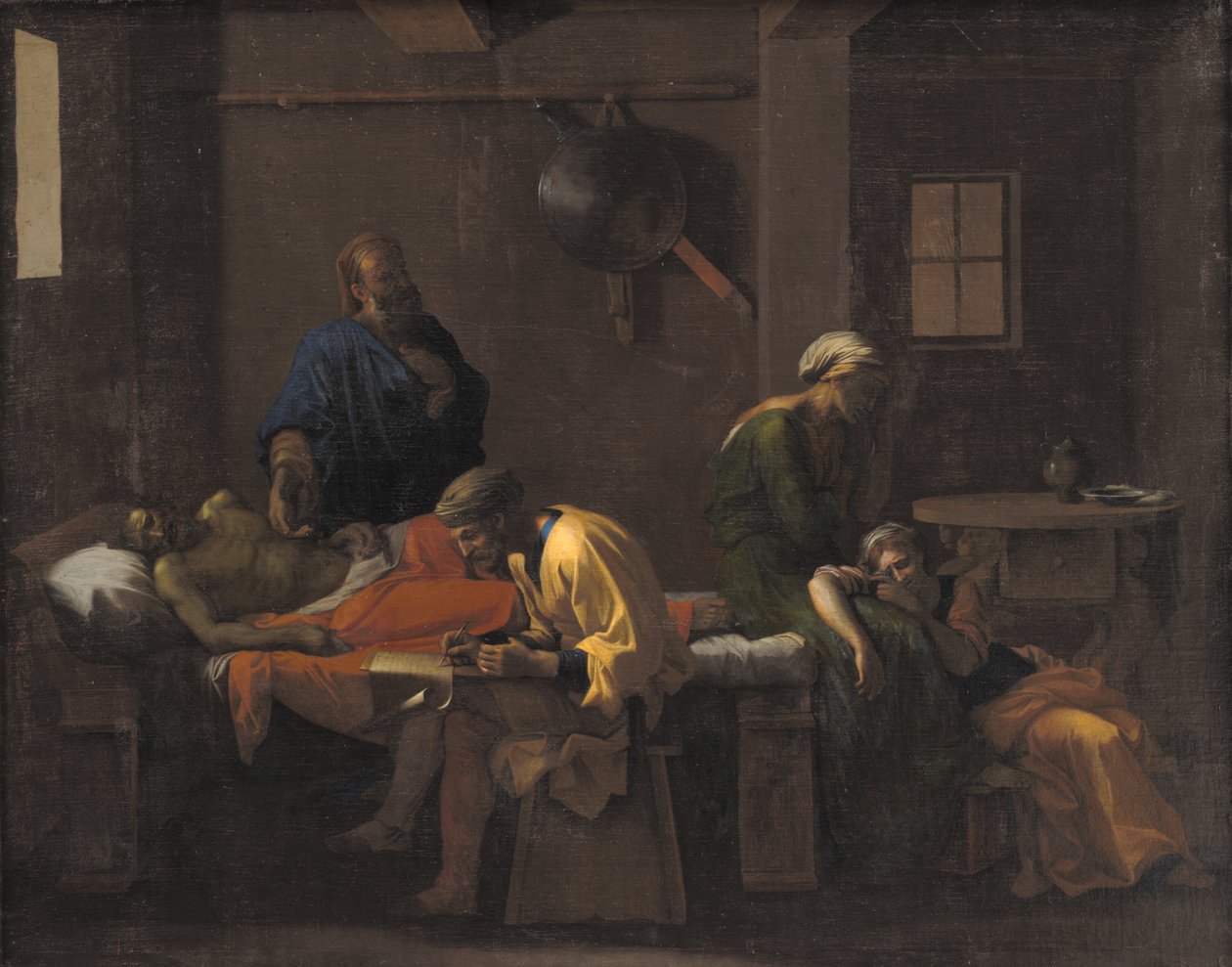 The Testament of Eudamidas by Nicolas Poussin