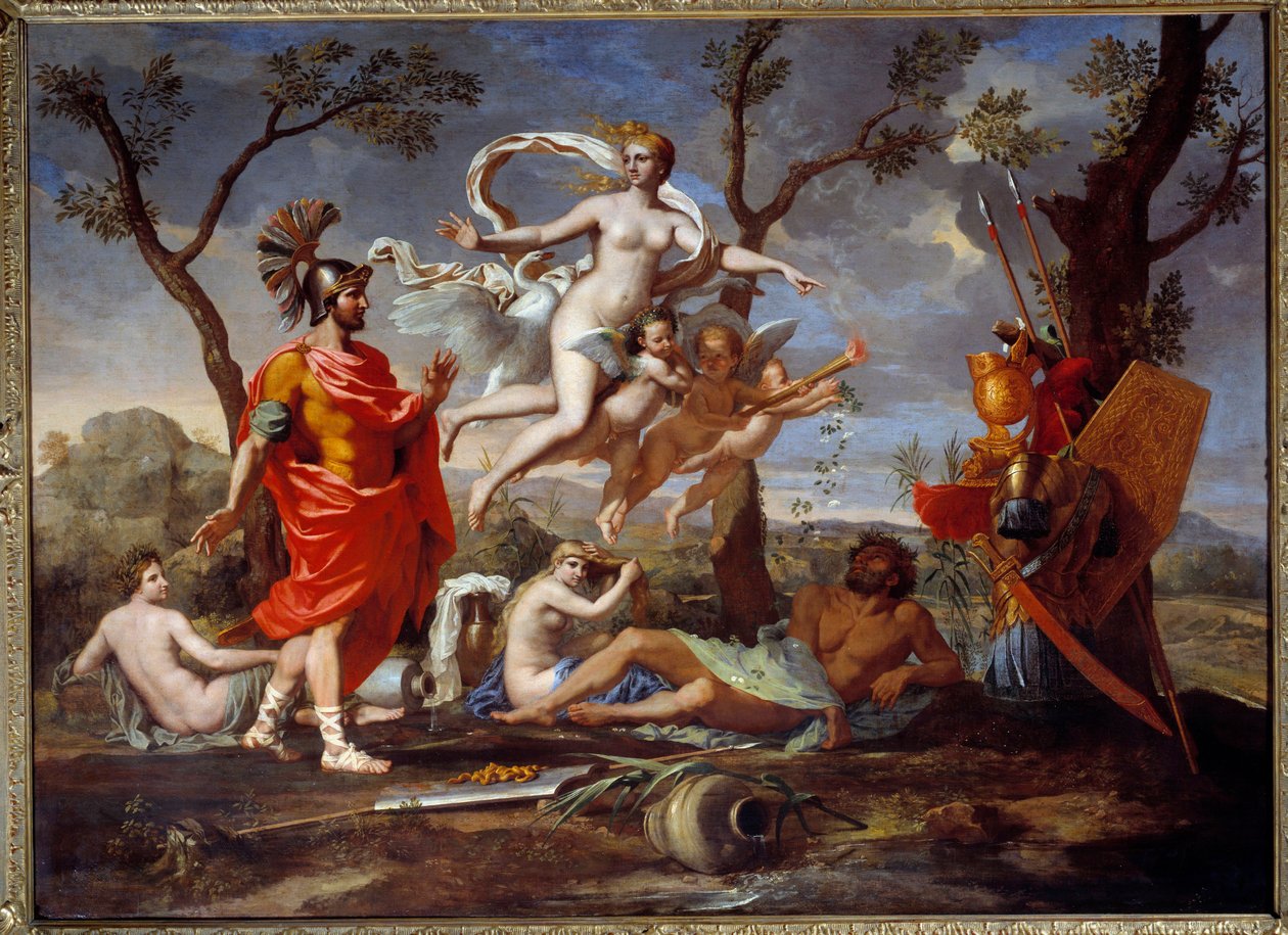 Venus Arming Aeneas by Nicolas Poussin