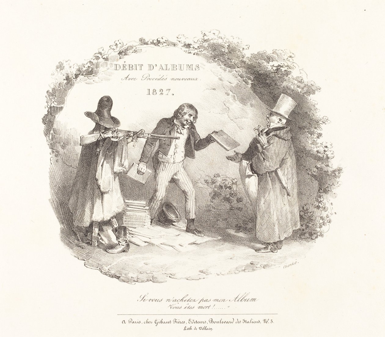 New Methods for the Sale of Lithograph Albums by Nicolas Toussaint Charlet