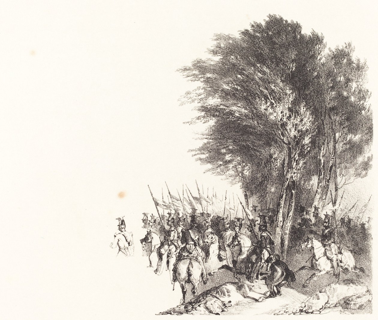 Lancers on the March by Nicolas Toussaint Charlet