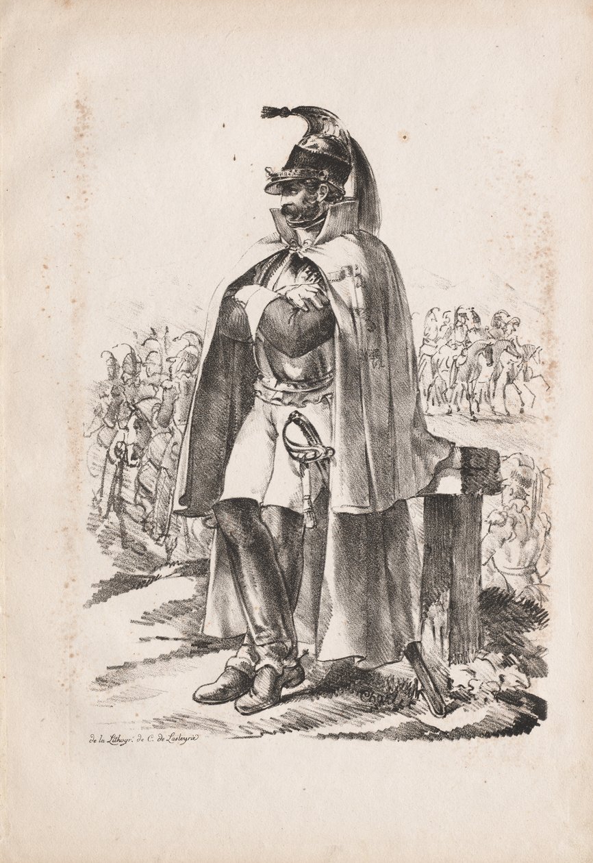 Military Costumes: Cavalry Man by Nicolas Toussaint Charlet