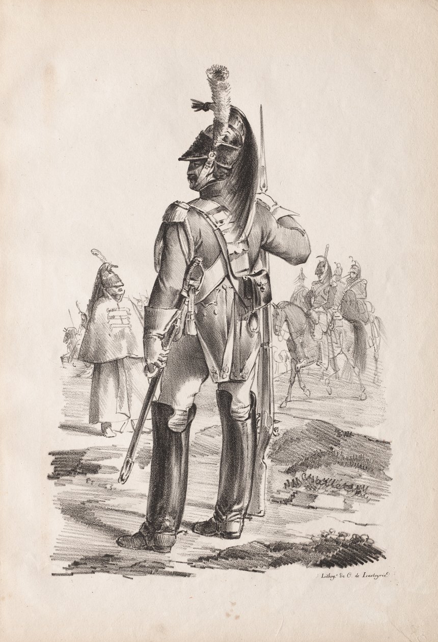 Military Costumes: Grenadier of the Royal Guard, 1814-18 by Nicolas Toussaint Charlet