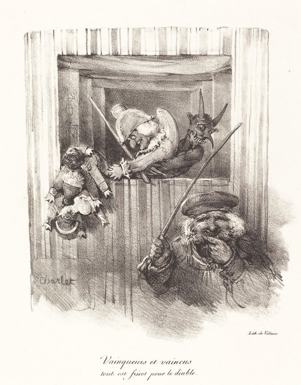 The Vanquishers and the Vanquished, All Food for the Devil by Nicolas Toussaint Charlet