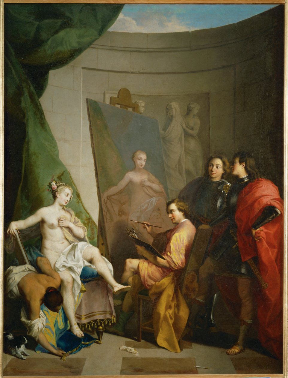 Apelles Paints Campaspe, Mistress of Alexander the Great by Nicolas Vleughels