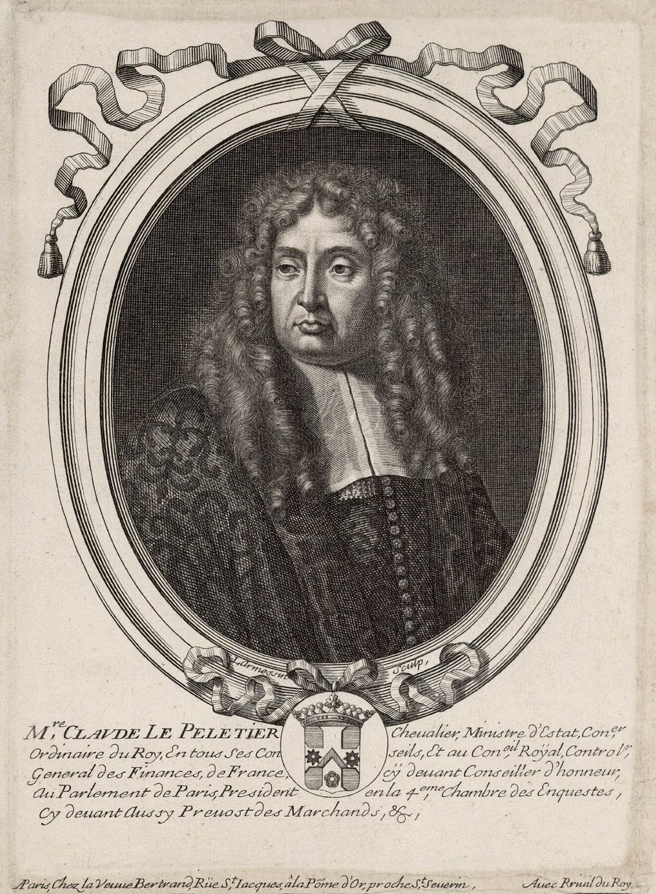Claude Le Peletier by Nicolas de Larmessin