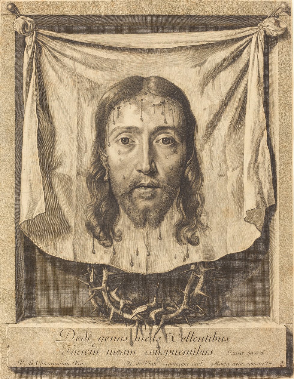 The Veil of Saint Veronica by Nicolas de Plattemontagne after Philippe