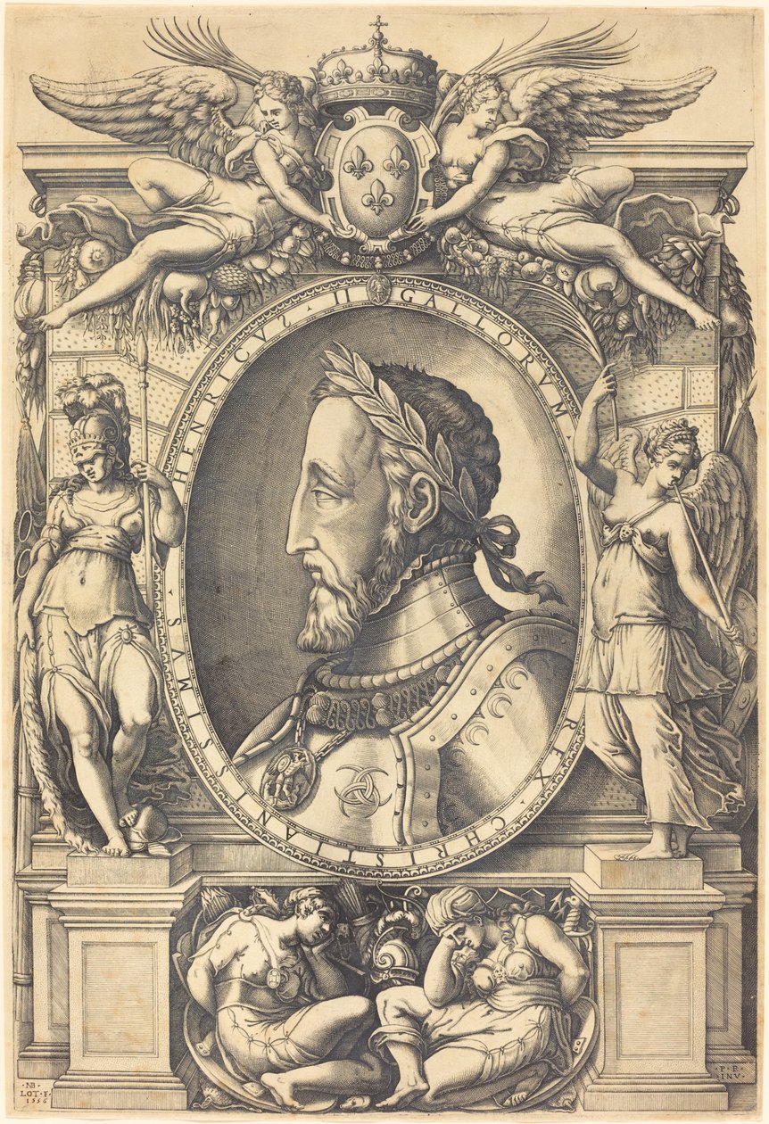 Henry II, King of France by Nicolaus Beatrizet