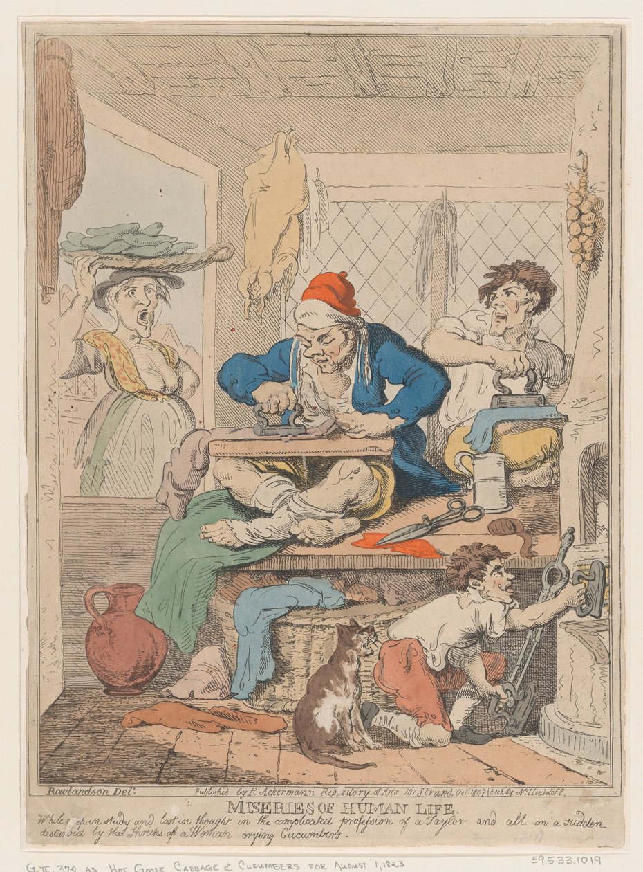 Miseries of Human Life: While Deep in Study and Lost in Thought in the Complicated by Nicolaus Heideloff