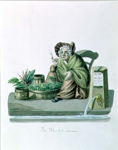 The Market Woman by Nicolino Calyo