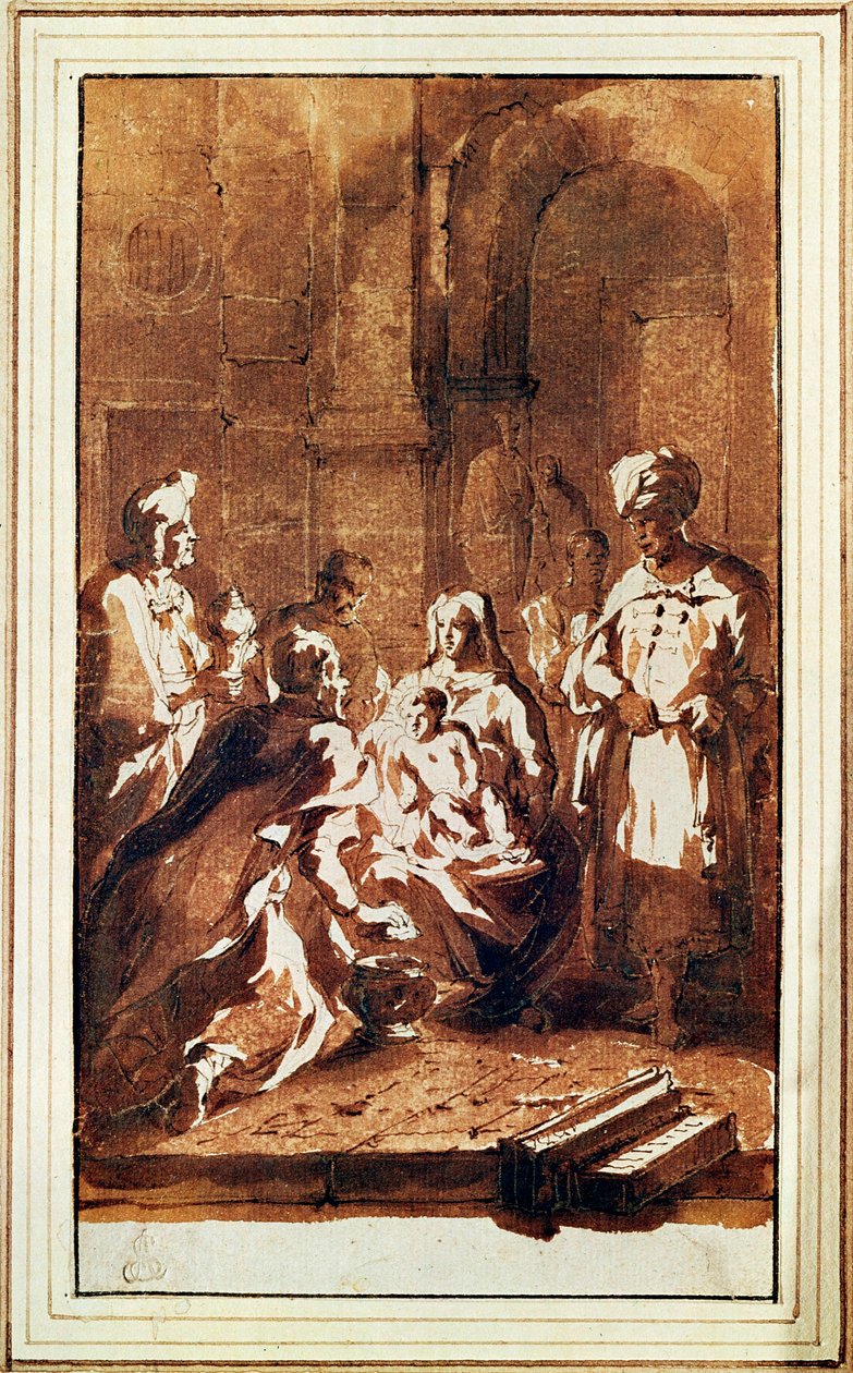 The Adoration of the Magi by Nicolo Bambini