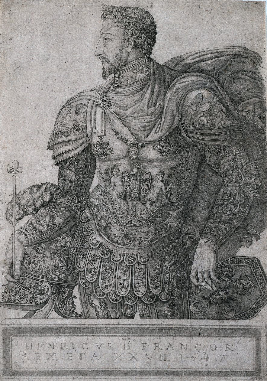 Henri II, King of France, at the Age of 28 by Nicolo della Casa