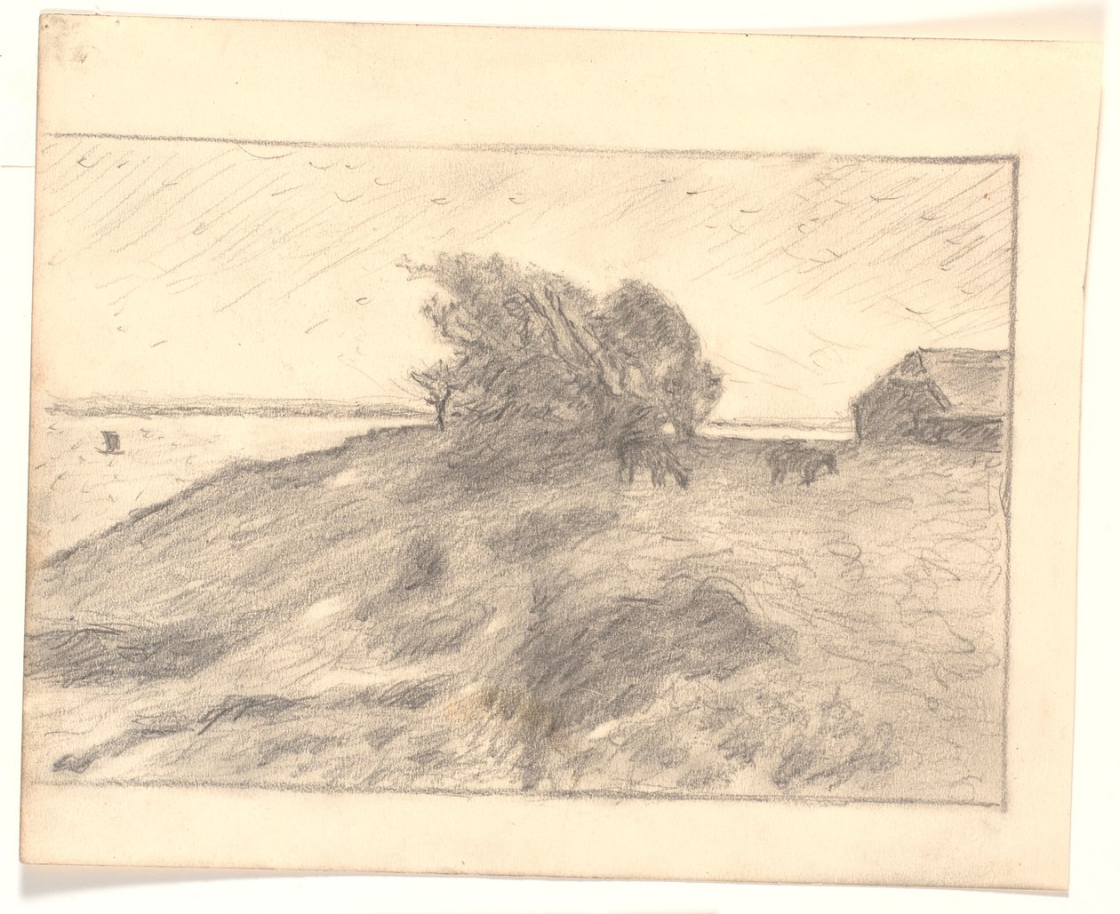 View at Vejbjerggaard with Venø by Niels Jakob Jakobsen Bjerre