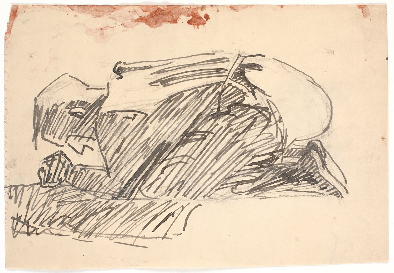 The Healed, Kneeling to the Ground by Niels Larsen Stevns