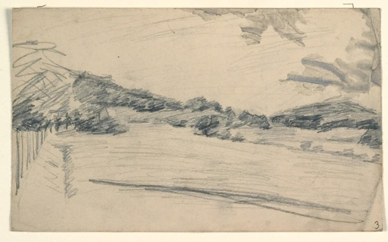 Landscape with an Avenue by Niels Larsen Stevns