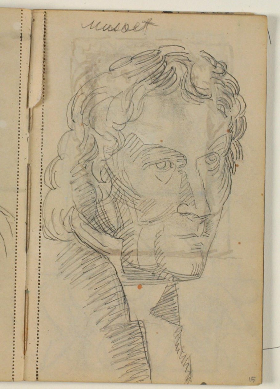 Study of Thorvaldsen after Eckersberg