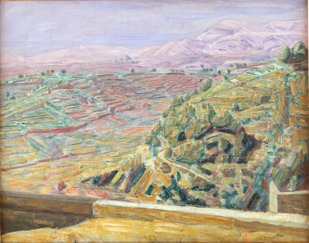 View from the Castle Square, Cagnes by Niels Larsen Stevns