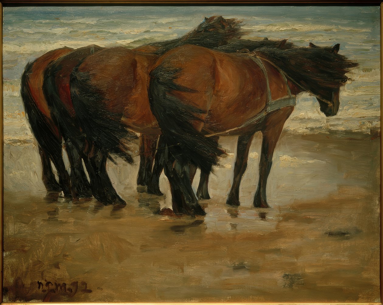 Four Horses. Kandestederne by Niels Pedersen Mols