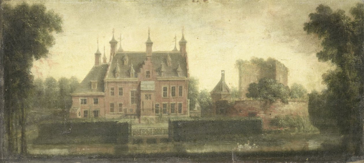 Castle of Nieuw Teylingen, c.1785 by Niels Rode