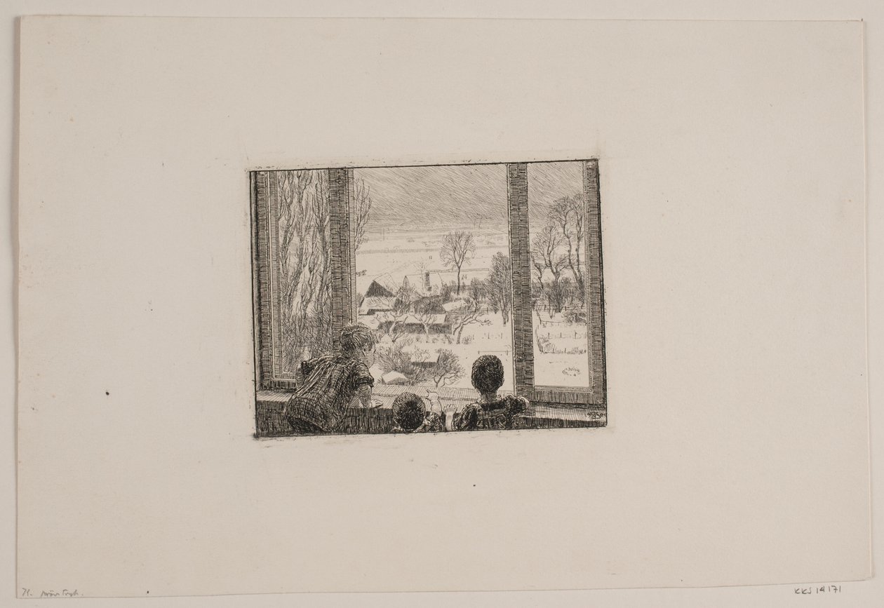 Children by the Window by Niels Skovgaard