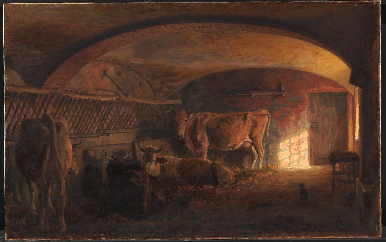 Italian Cowshed by Niels Skovgaard