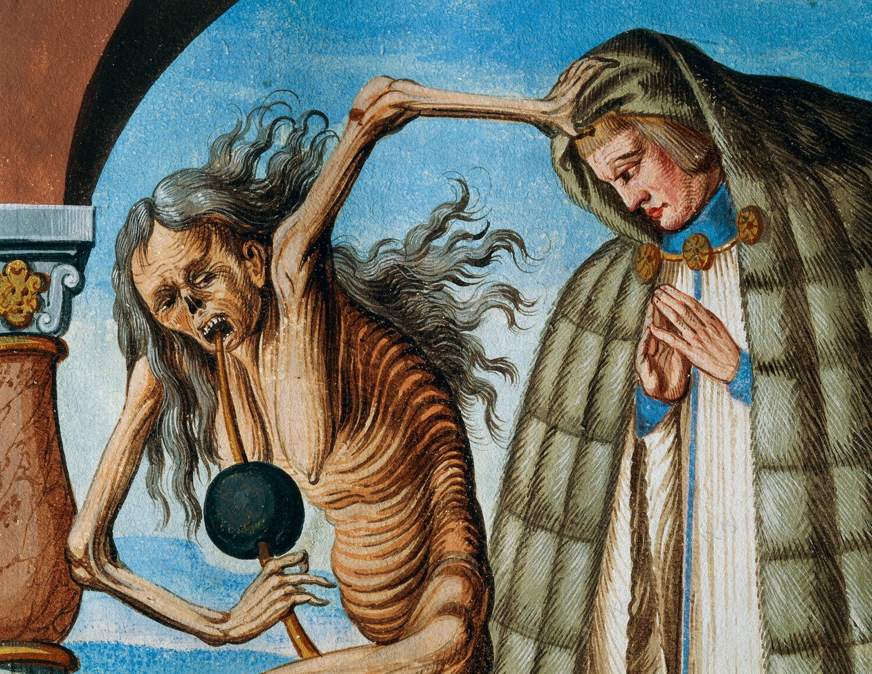 Death with the Canon (detail) by Niklaus Manuel