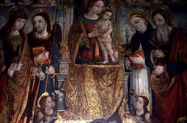 Madonna Enthroned by Nikola Bozidarovic