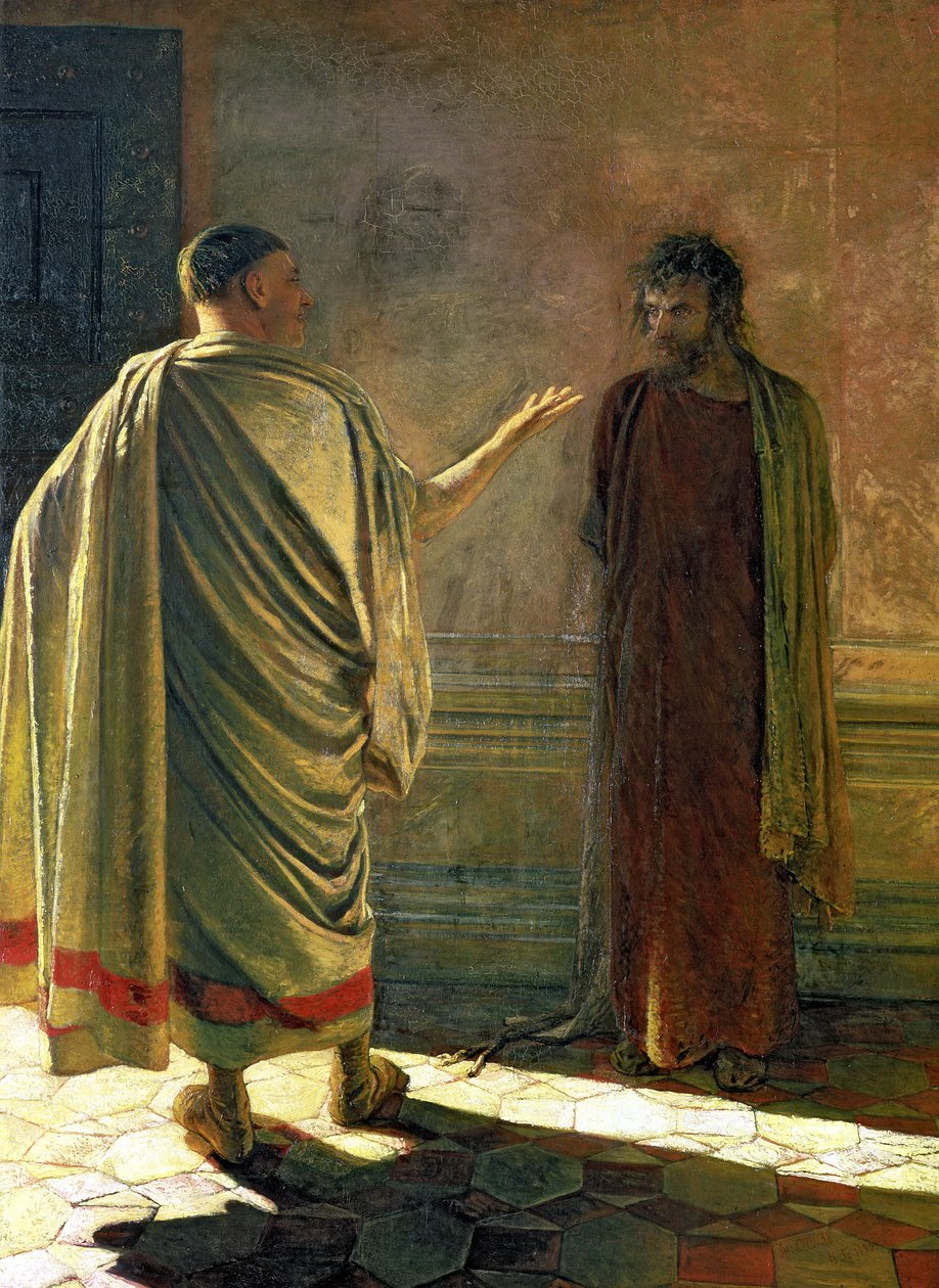 What is Truth (Christ and Pilate) 1890 by Nikolai Nikolaevich Ge