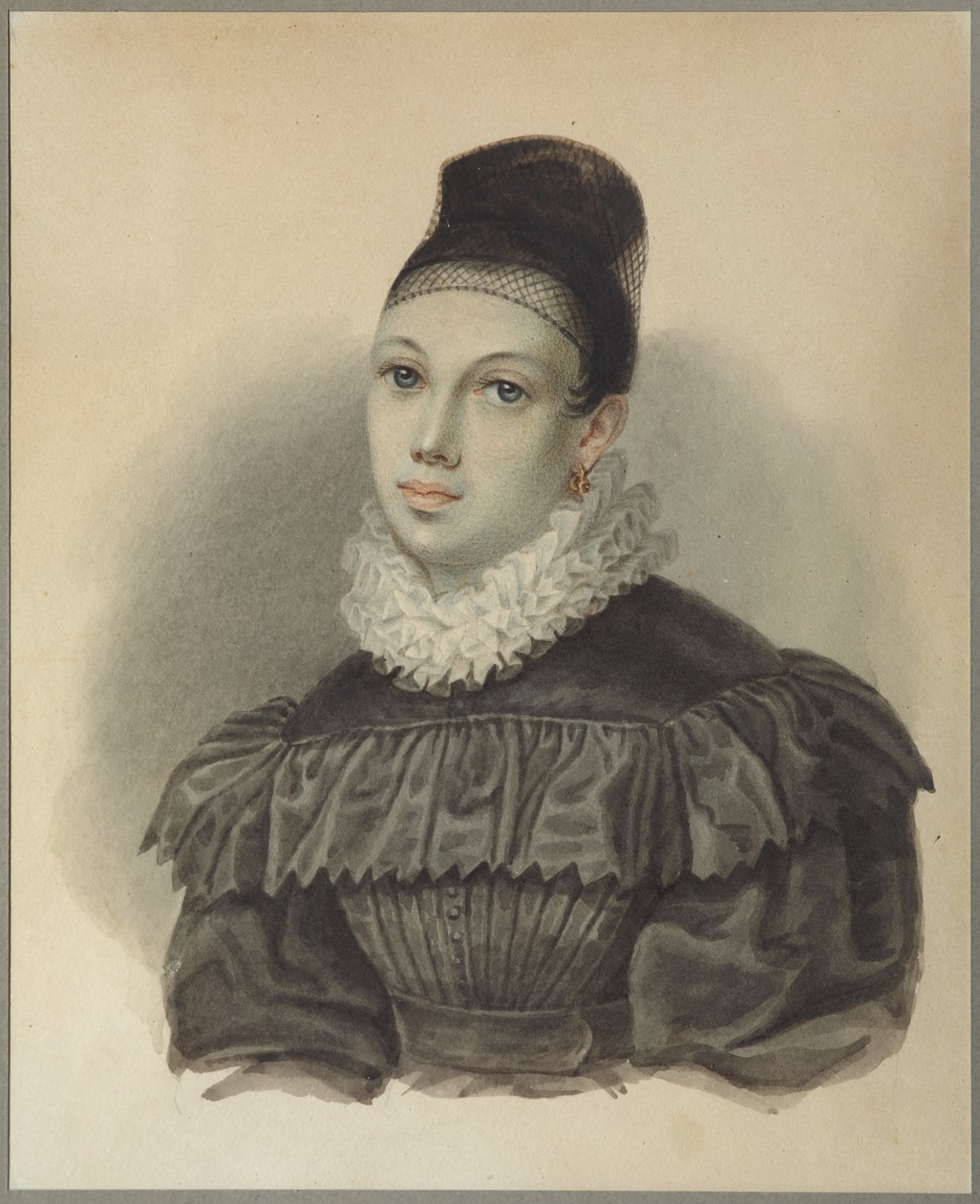Portrait of Yelizaveta Petrovna Naryshkina by Nikolai Alexandrovich Bestuzhev