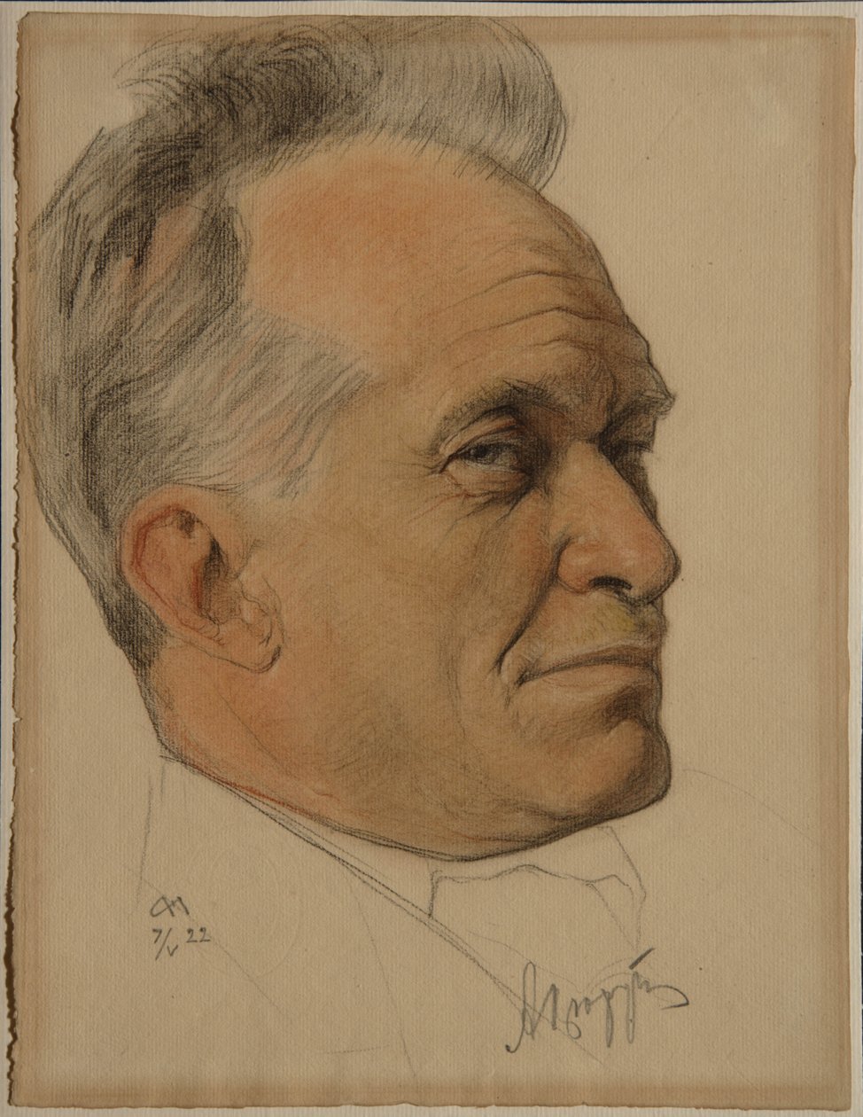 Portrait of Alexander Dmitrievich Tsiurupa by Nikolai Andreevich Andreev