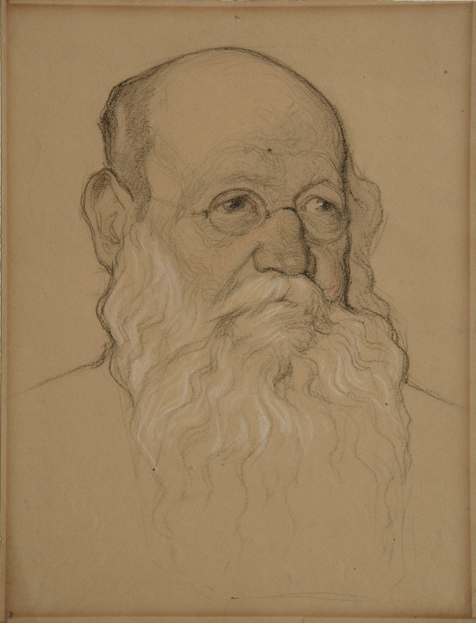 Portrait of the Revolutionary Count Pyotr A. Kropotkin 1842-1921, 1920-1921 by Nikolai Andreevich Andreev