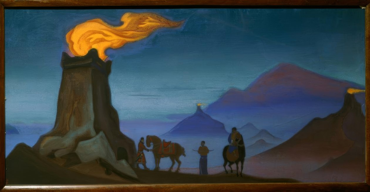 Flame of Victory by Nikolai Konstantinowitsch Roerich