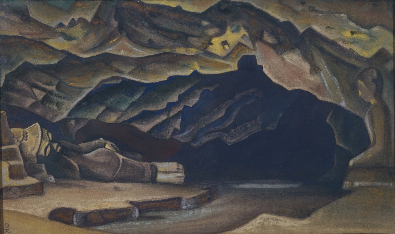 Parinirvana by Nikolai Konstantinowitsch Roerich