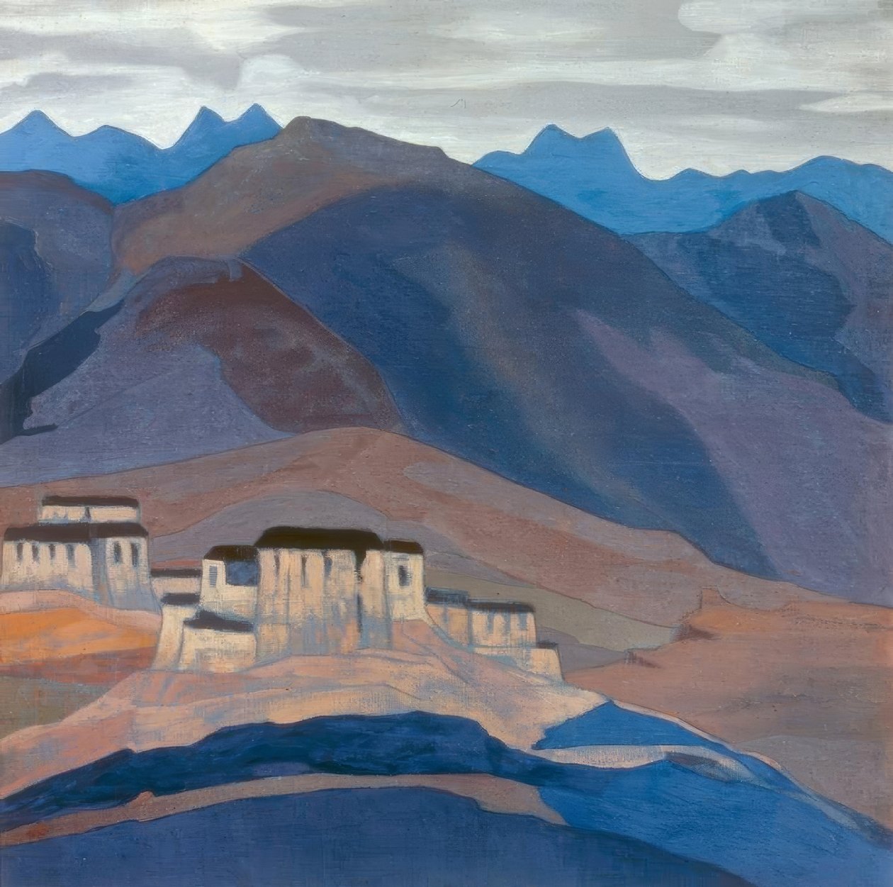 Tibetan Monastery by Nikolai Konstantinowitsch Roerich